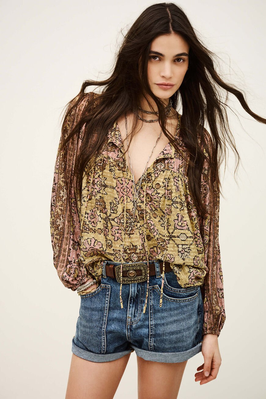 Ba&sh pamila blouse yellow