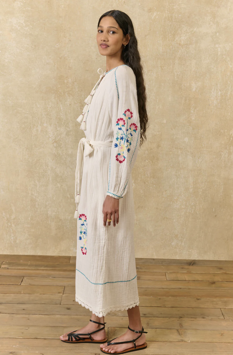 Louise Misha Marta Dress on model side