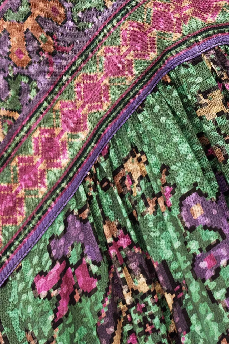 Ba&sh pipa dress green detail