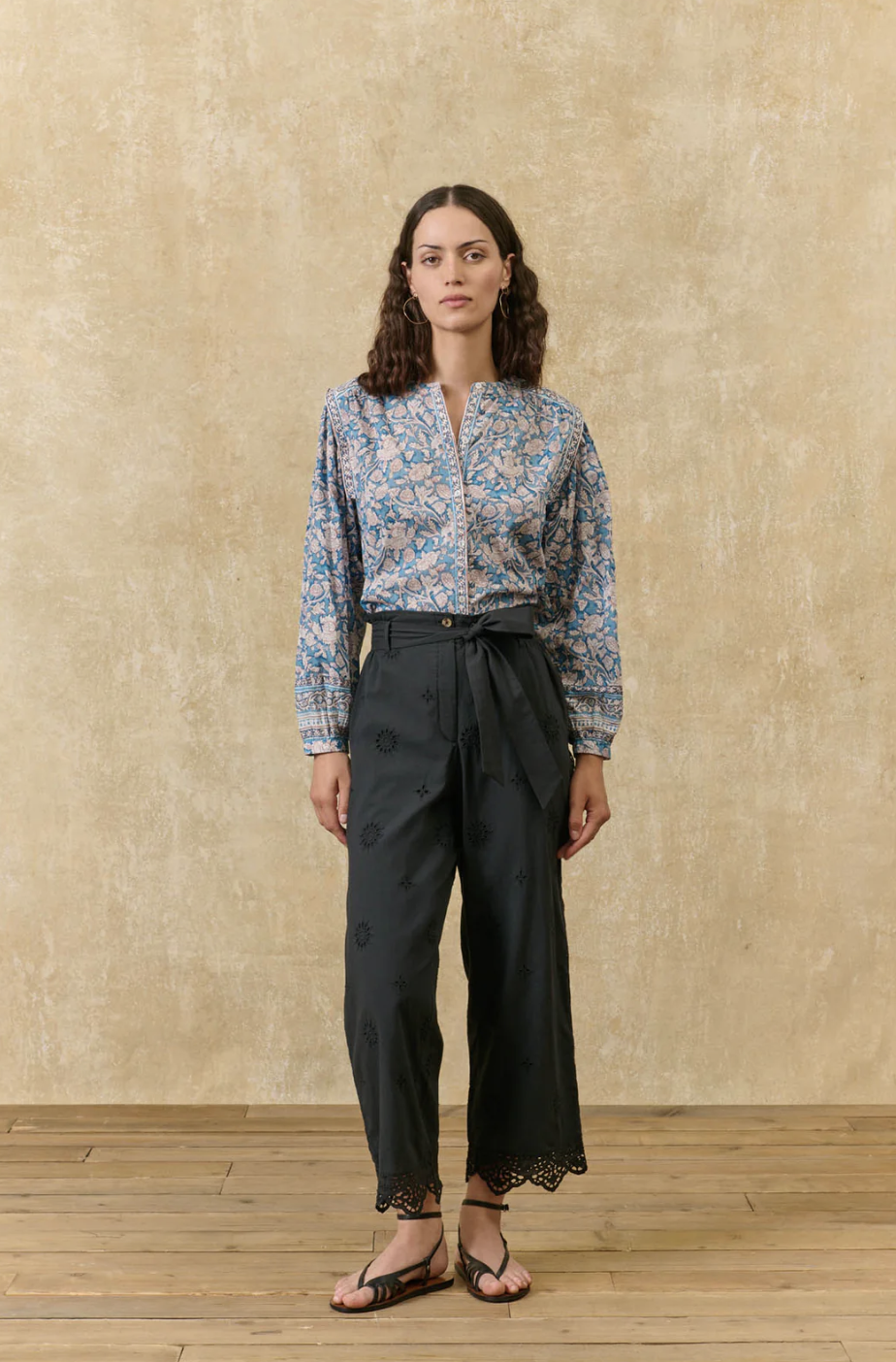 Louise Misha Jane Shirt on model front