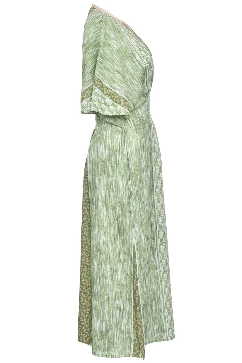 D'ascoli Spray Dress pink and green