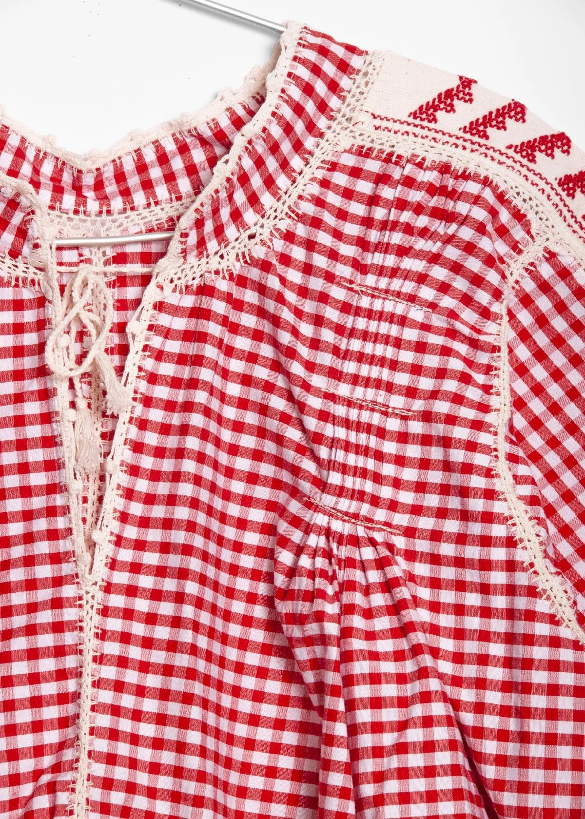 Matta New York sirena dress red gingham