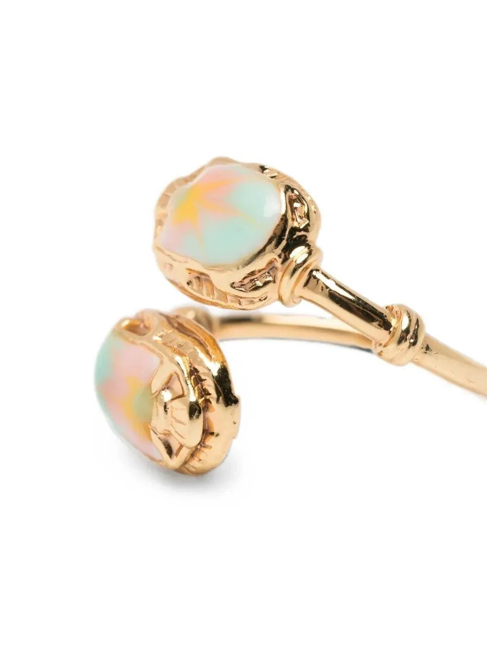Gas Bijoux Scaramouche Duality Enamel Ring turquoise