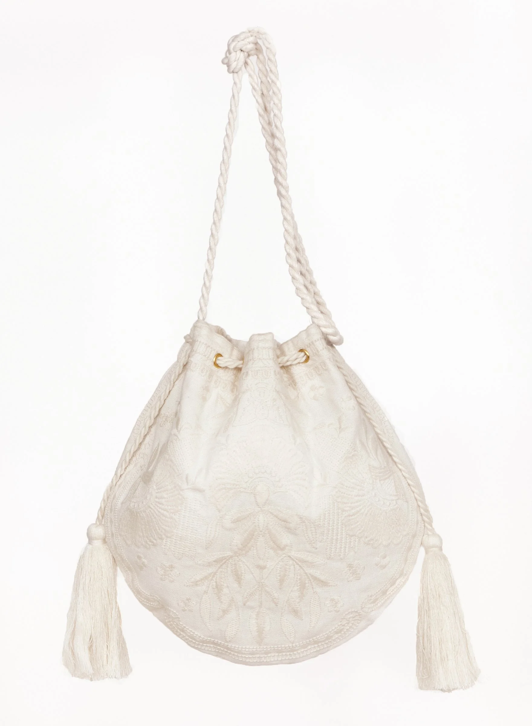 M.A.B.E Apparel averi pouch ivory