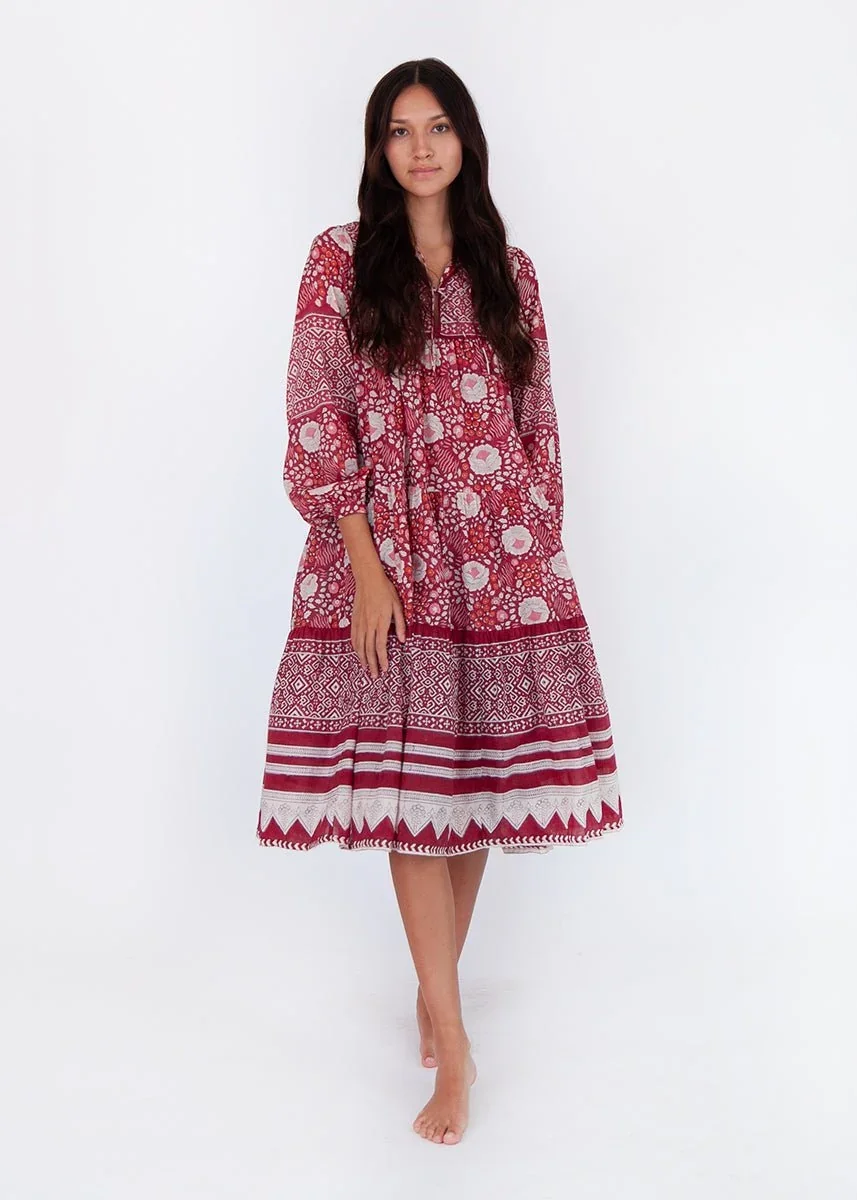 Matta New York Yamini Booj Dress garnet