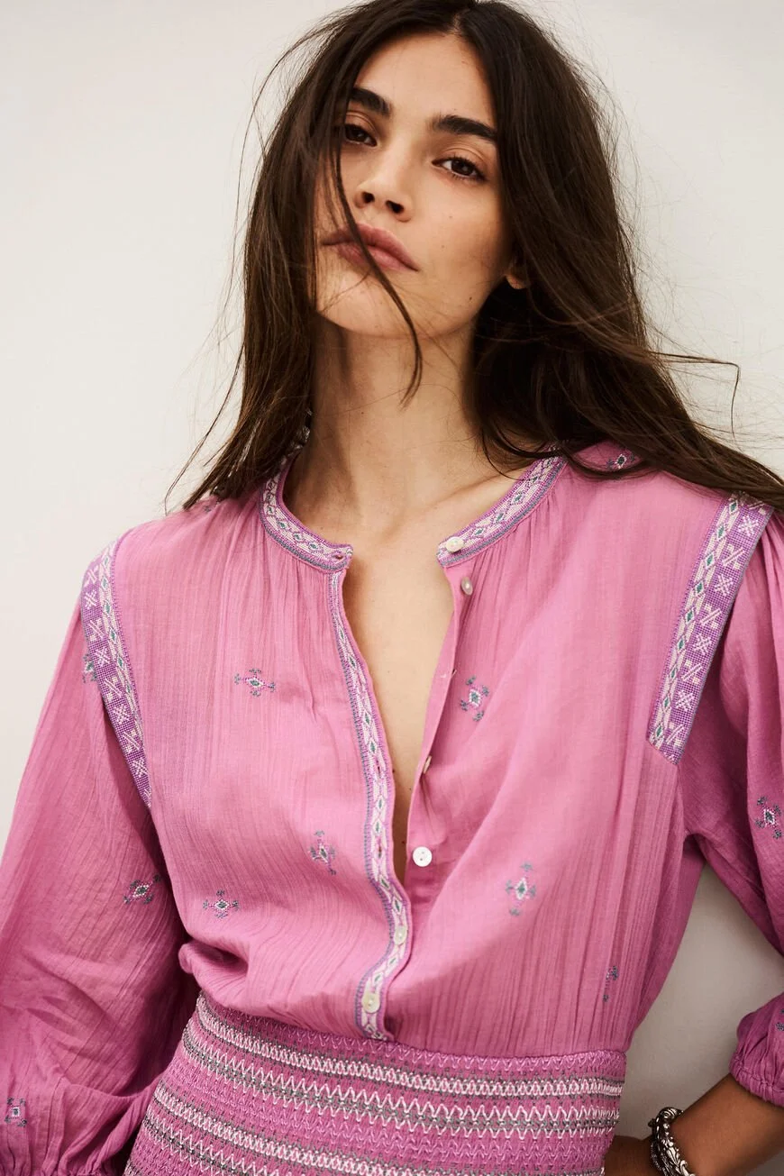 Ba&sh diane dress pink