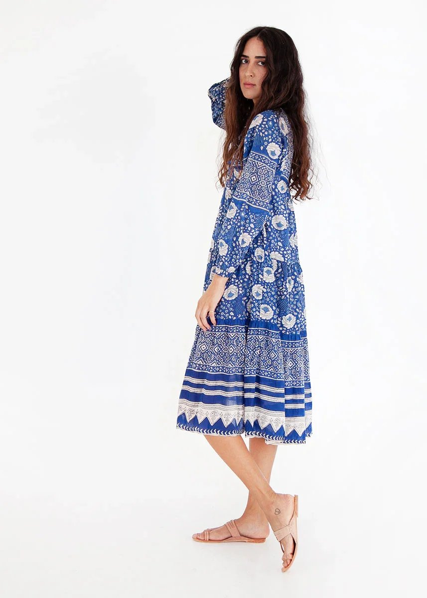 Matta New York Yamini Booj Dress ocean on model