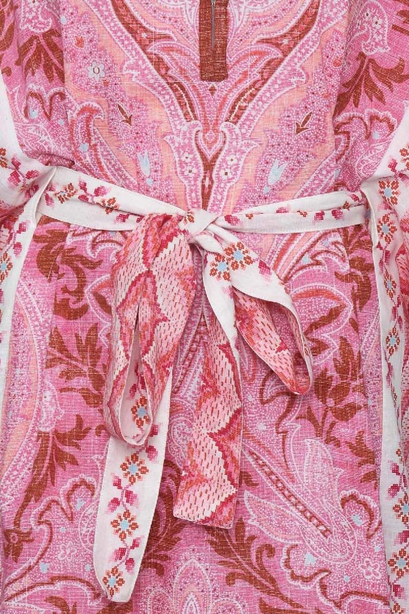 D'Ascoli Katia Kaftan red and pink