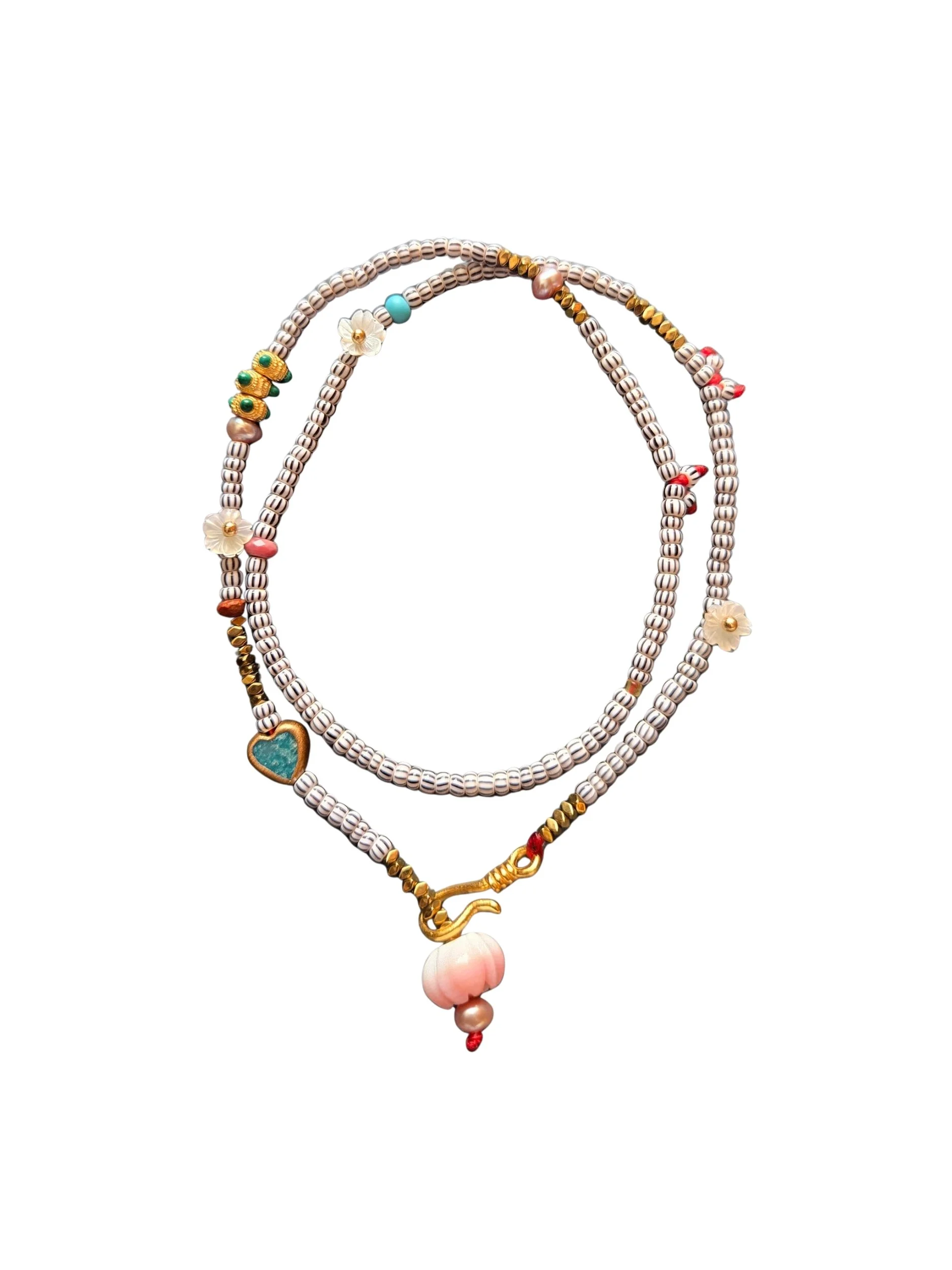 Meredith Waterstraat conch necklace wrapped