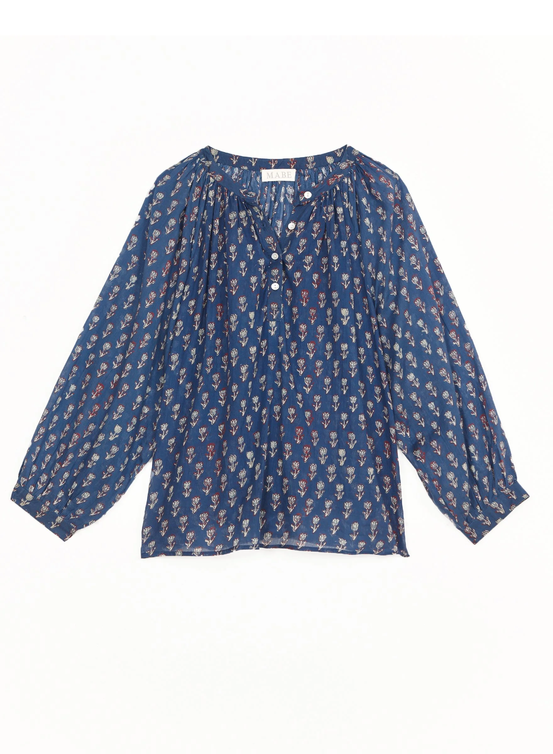 M.A.B.E Apparel ari blouse indigo