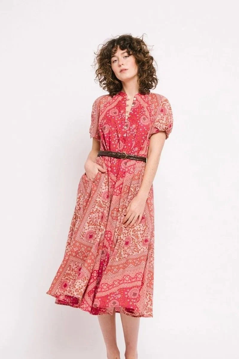 Matta New York manasi booj dress raspberry