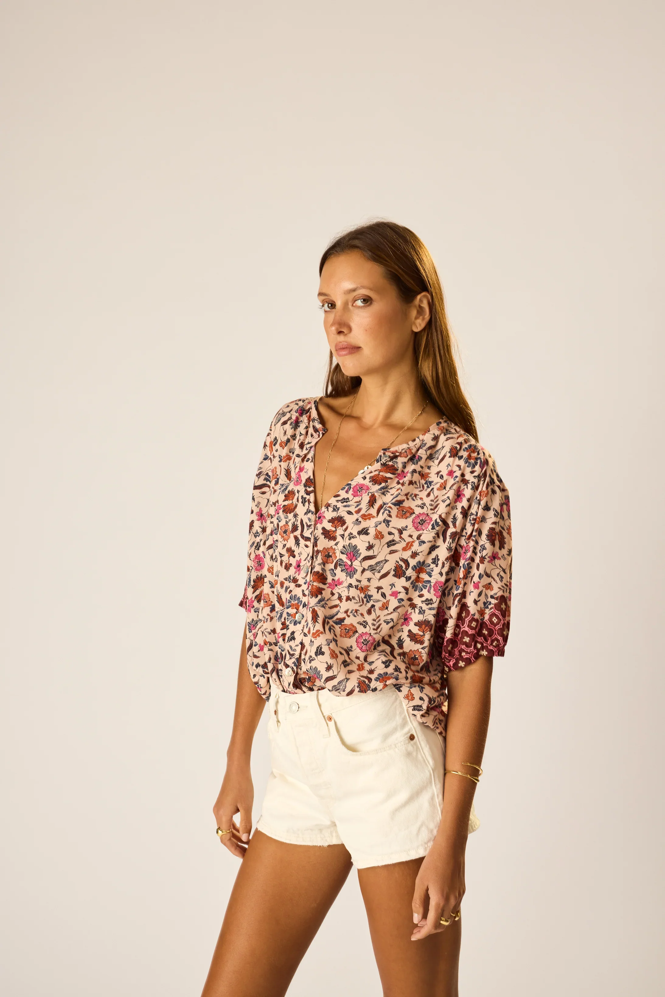 Natalie Martin violet top
