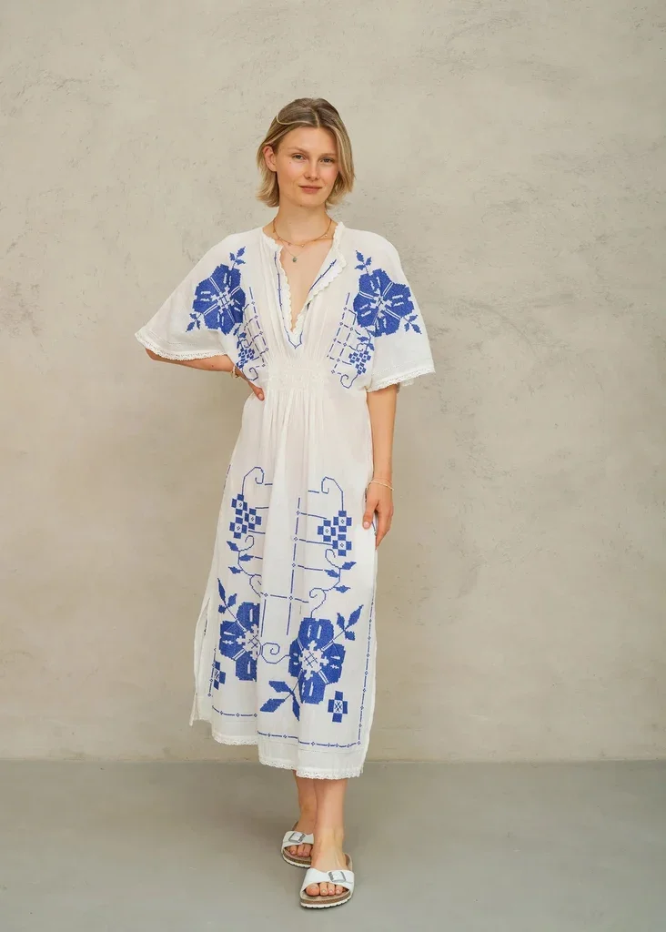 M.A.B.E Apparel laney dress blue