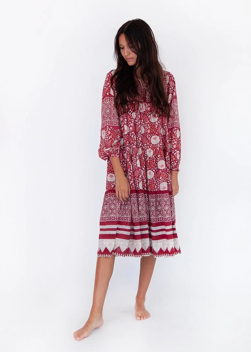 Matta New York Yamini Booj Dress garnet