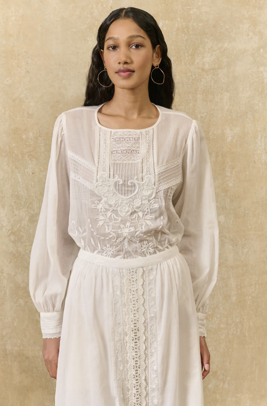 Louise Misha Leonide Shirt on model front