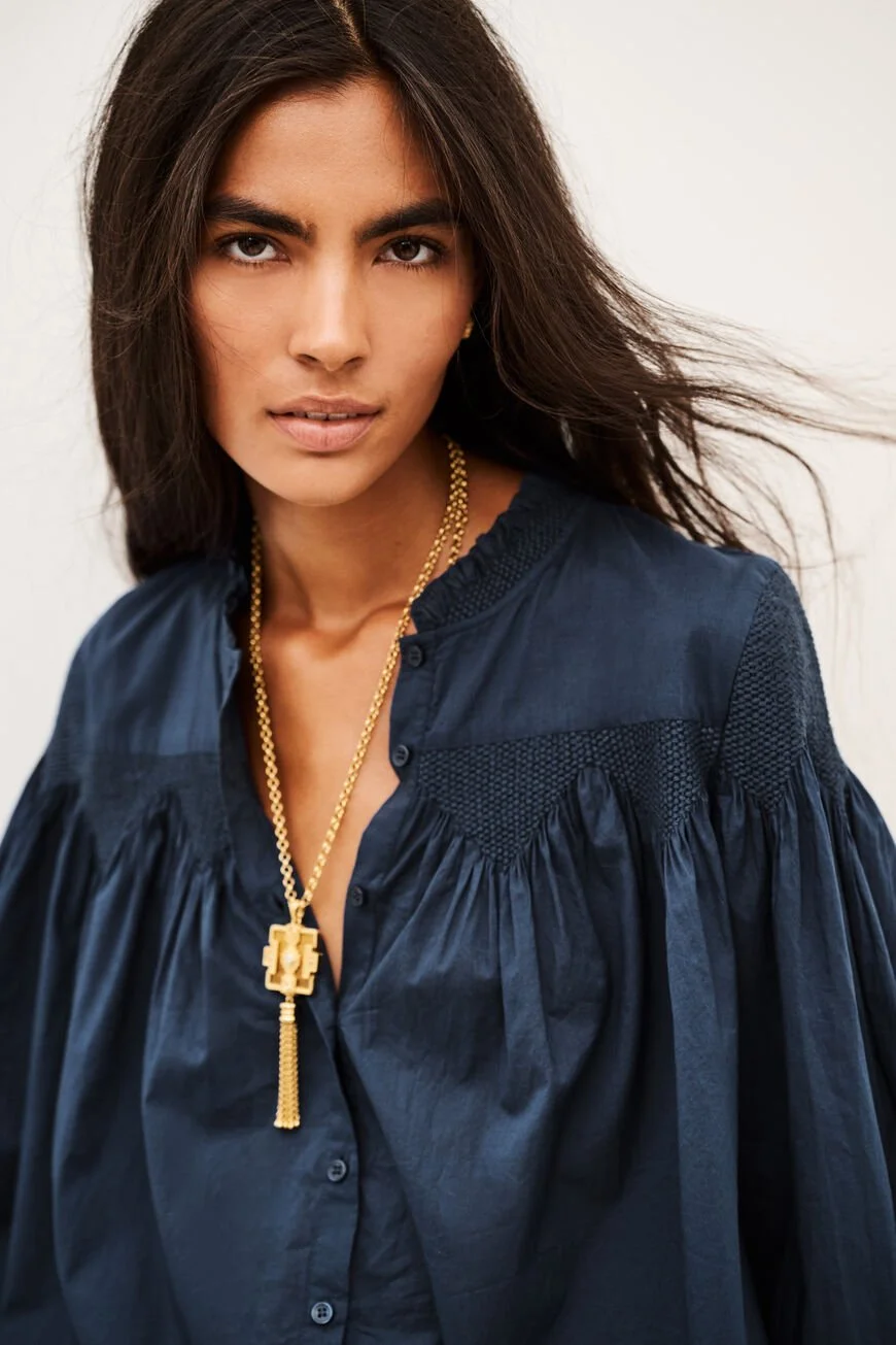 Ba&sh tonia shirt blue