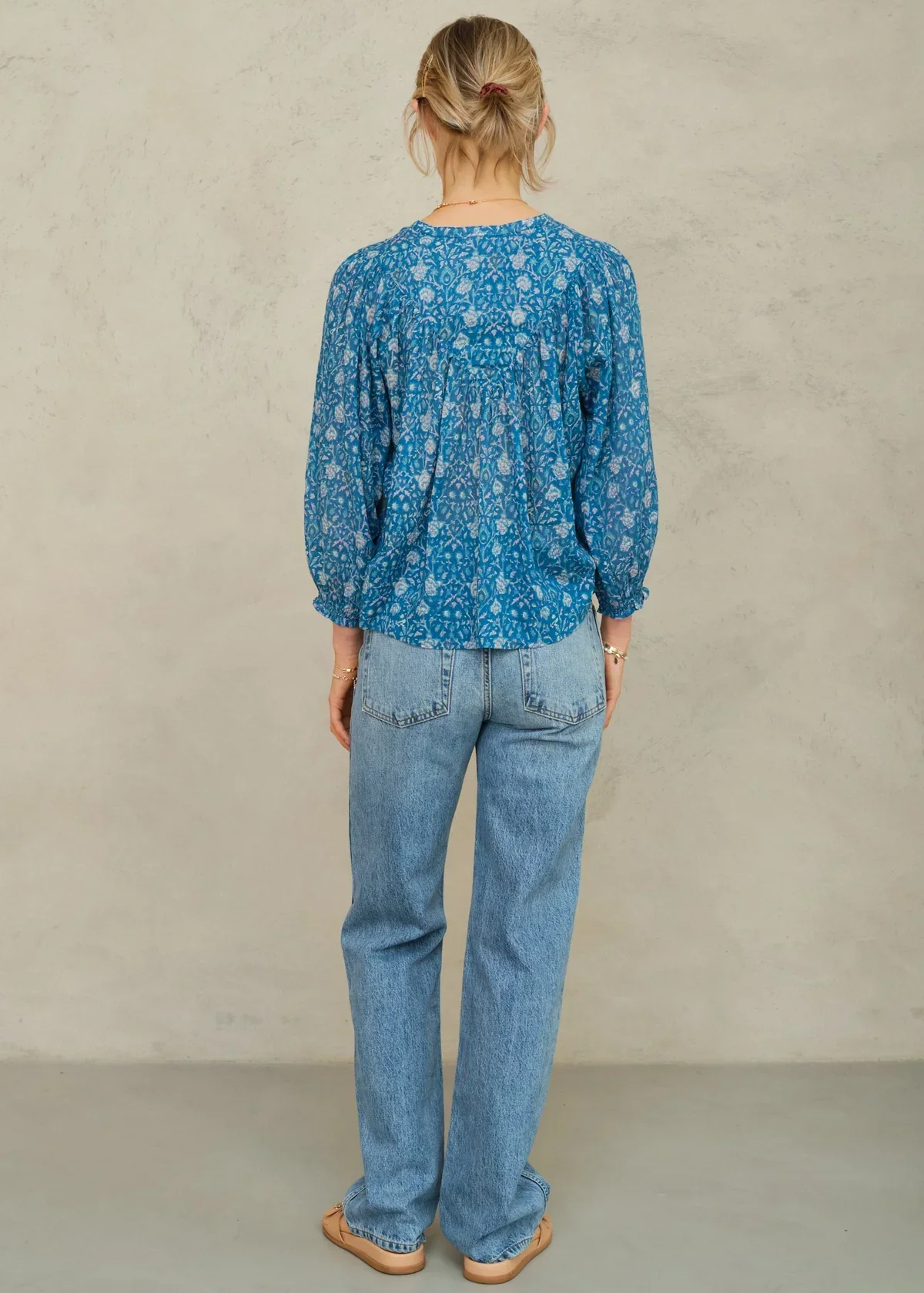 M.A.B.E Apparel myla long sleeve blouse