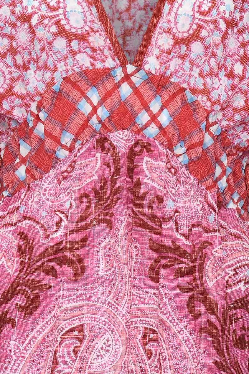 D'Ascoli Linsey Dress red and pink