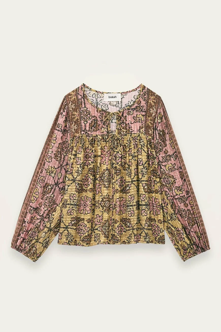 Ba&sh pamila blouse yellow