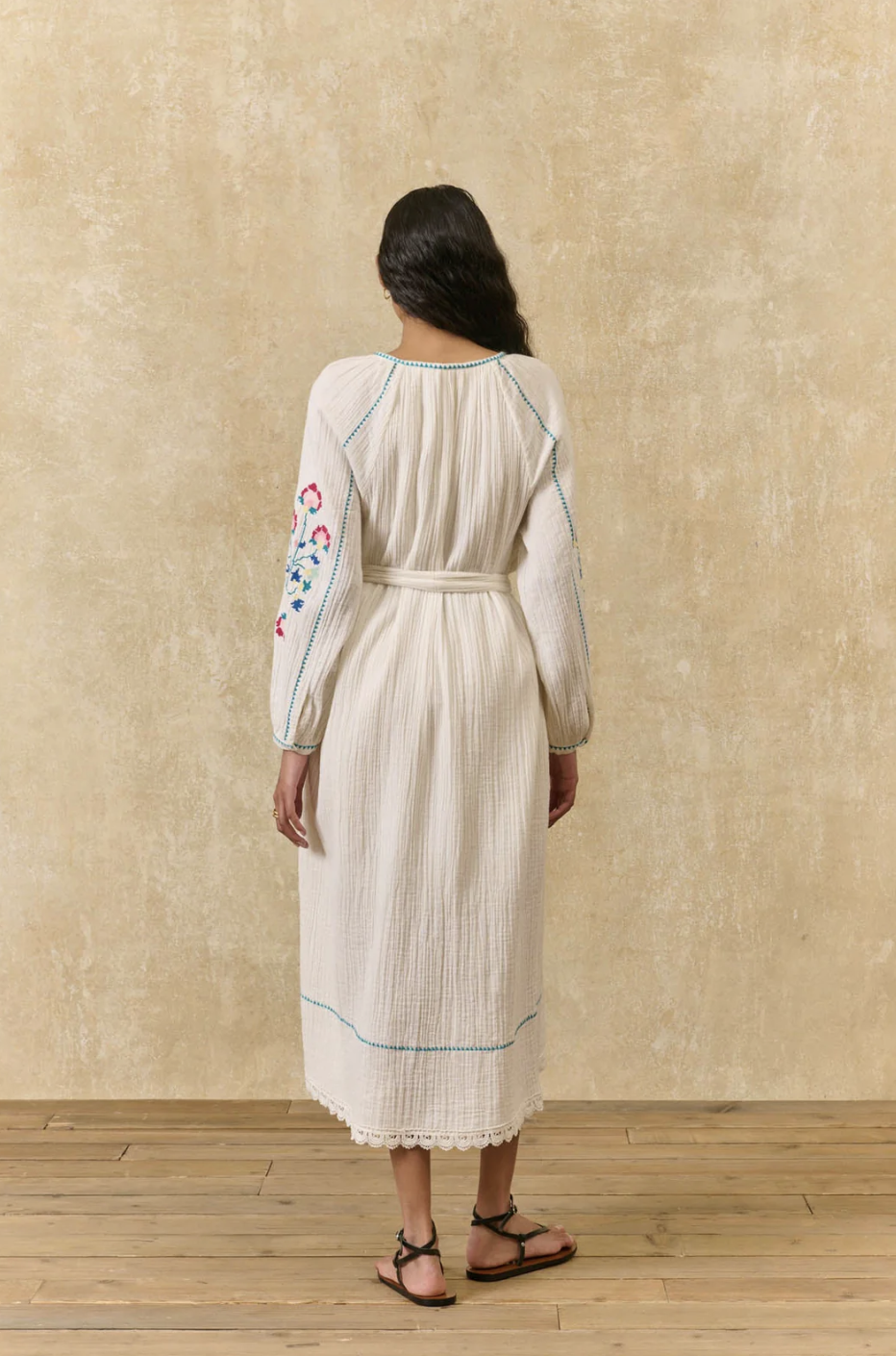 Louise Misha Marta Dress on model back