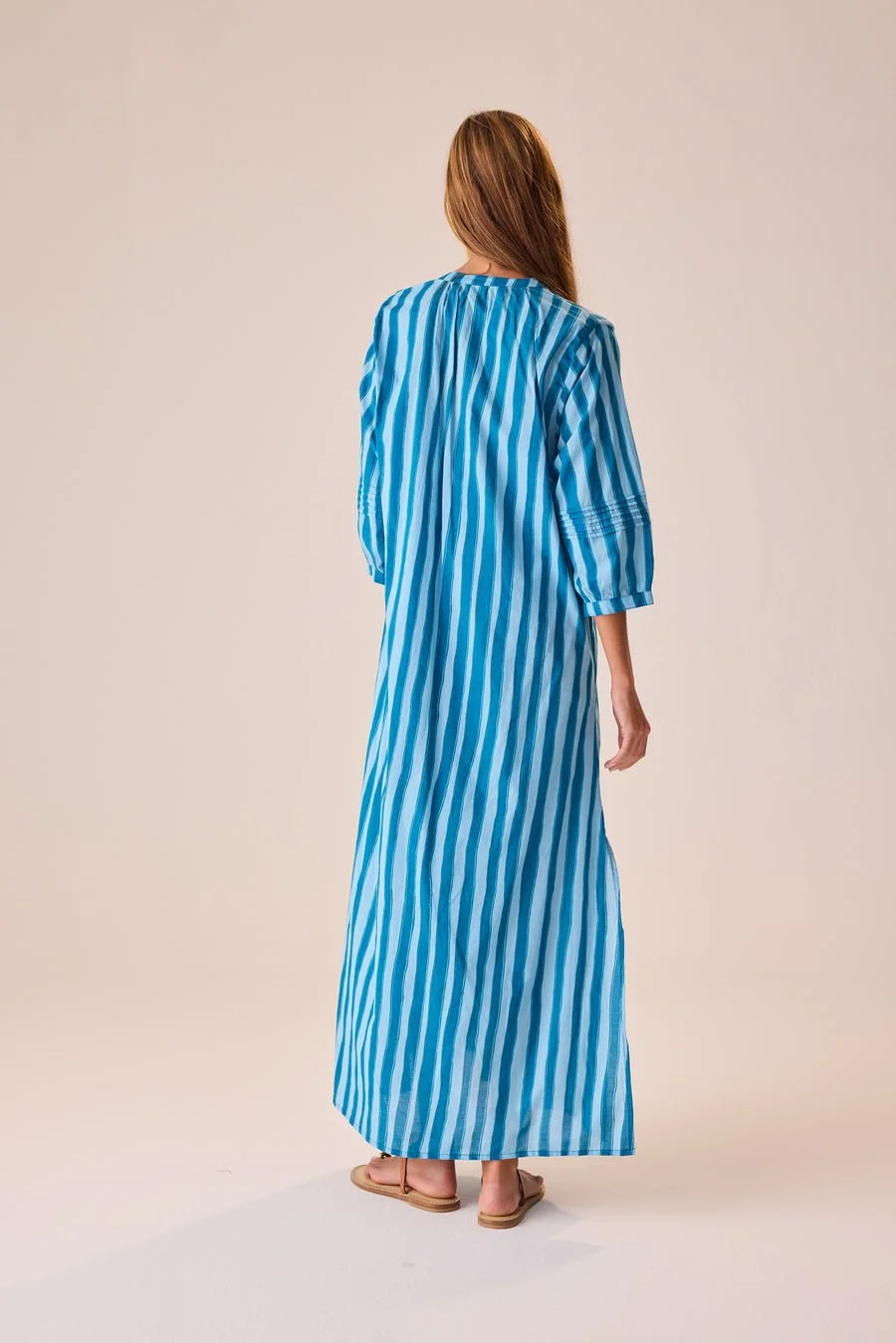 Natalie Martin Collection Sammie Dress blue stripes