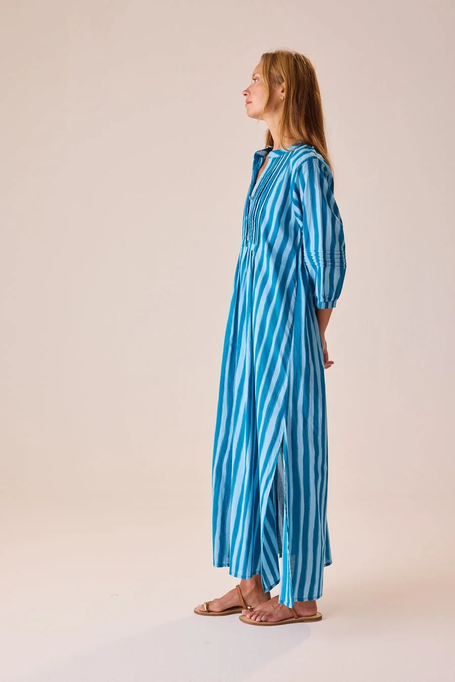 Natalie Martin Collection Sammie Dress blue stripes