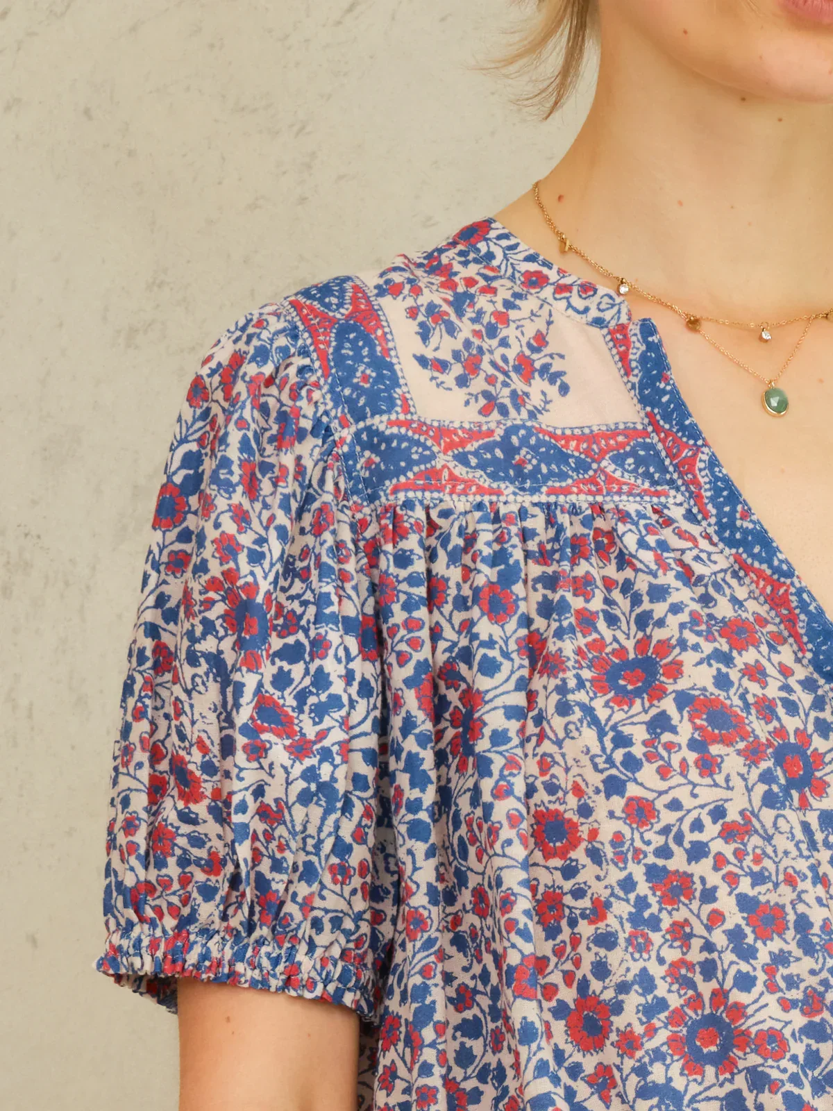 M.A.B.E Apparel della short sleeve blouse