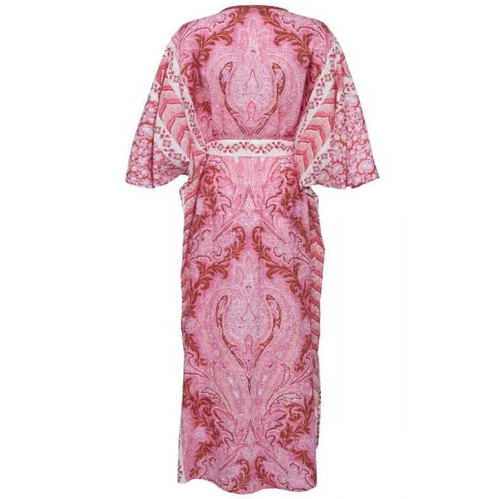 D'Ascoli Katia kaftan red and pink