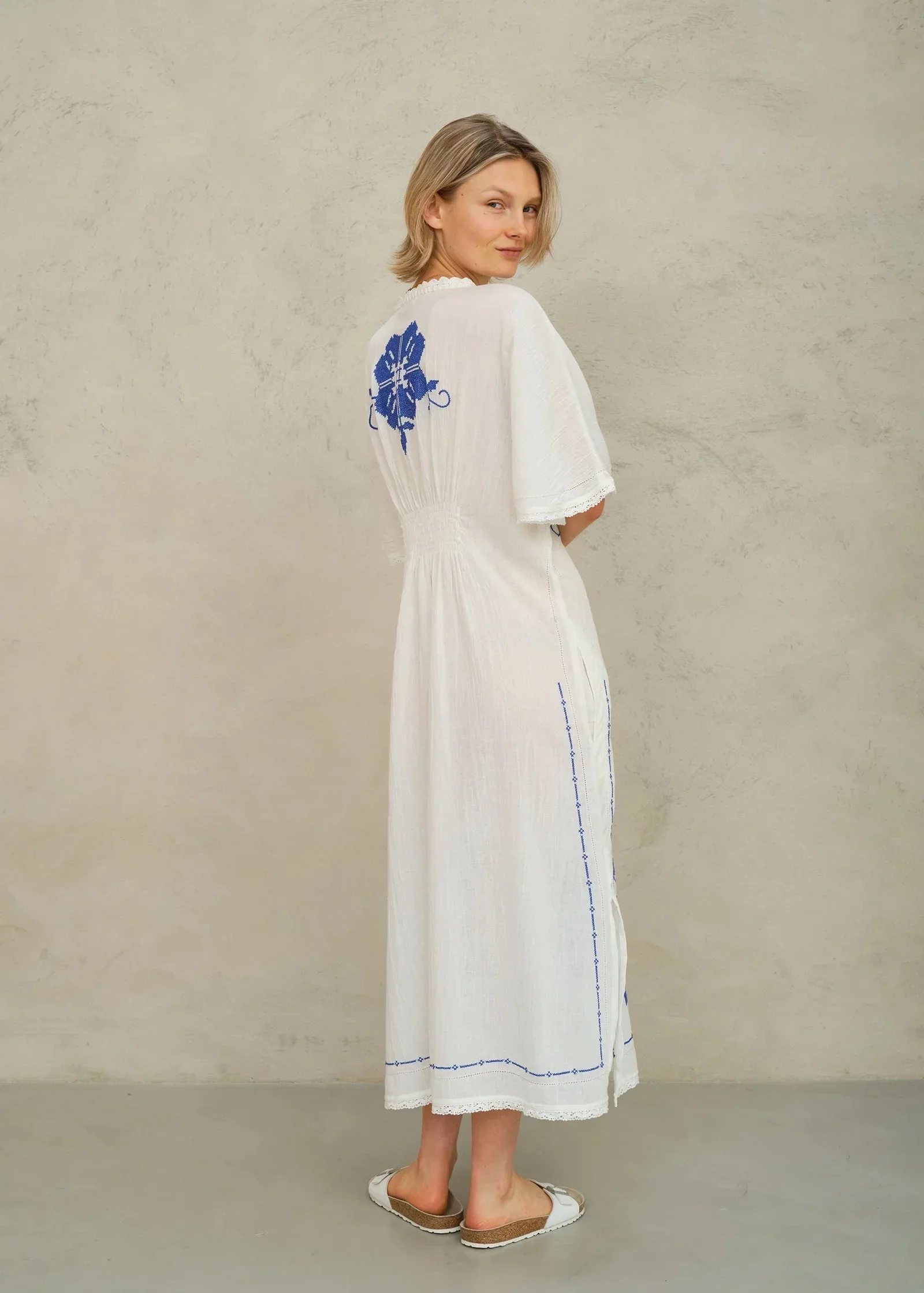 M.A.B.E Apparel laney dress blue