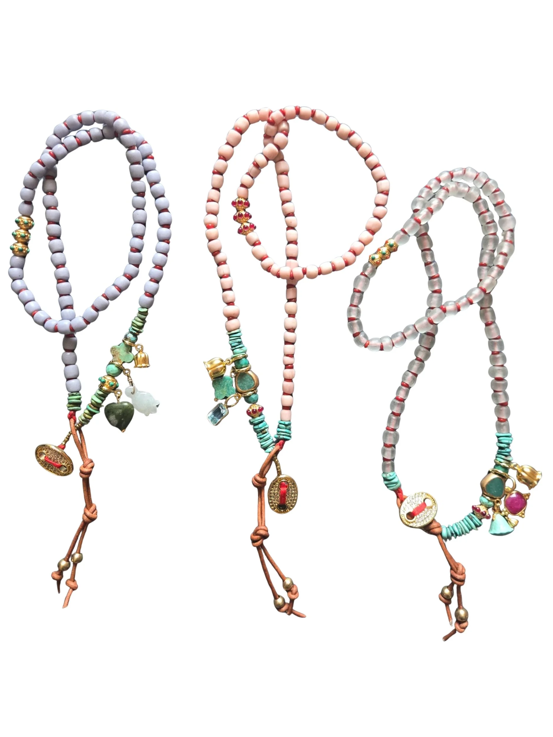 Meredith Waterstraat pink Indonesian bracelet collection