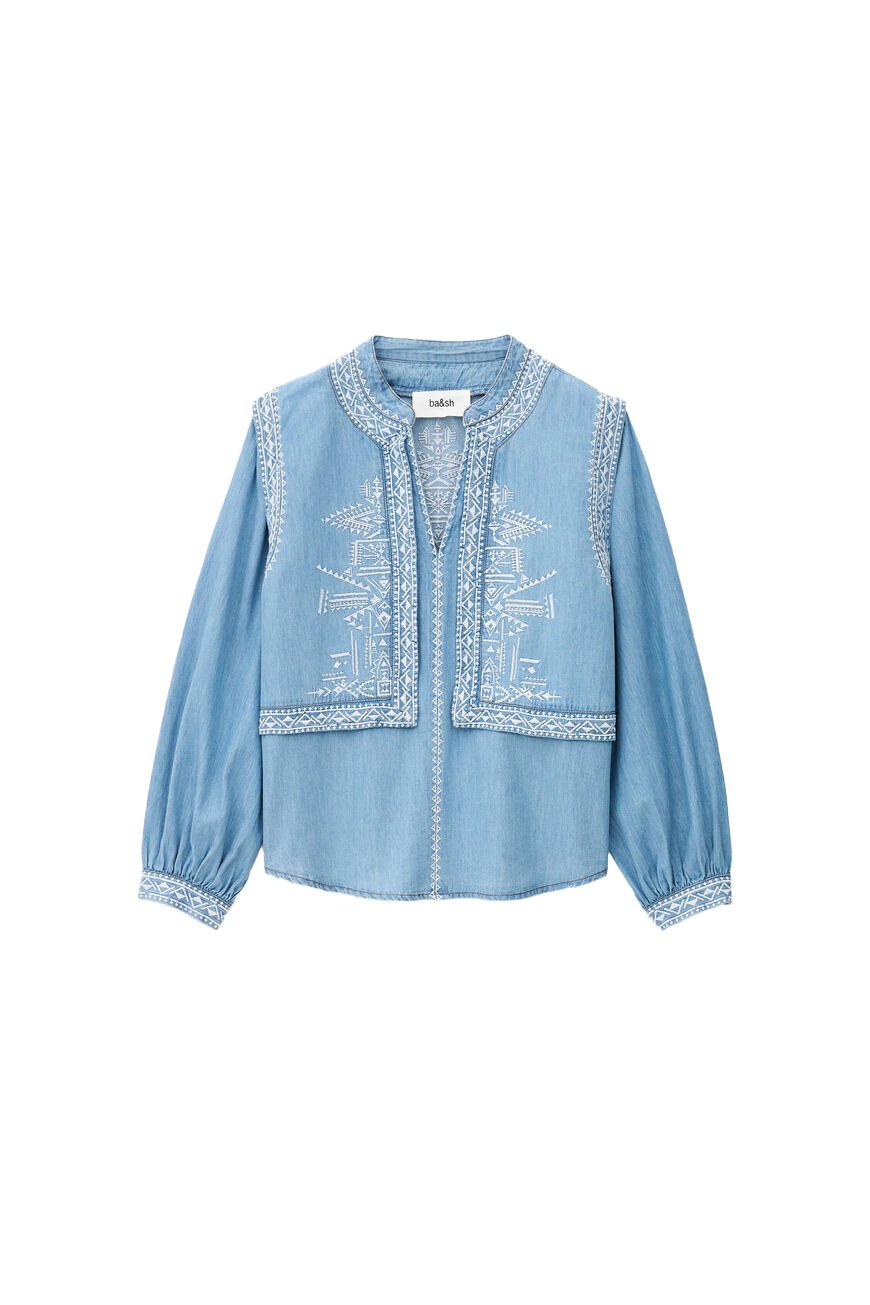 Ba&sh laura blouse flat lay image