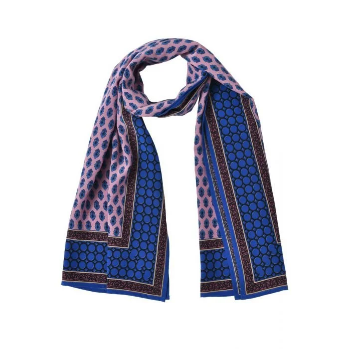 D'Ascoli Riga Scarf blue