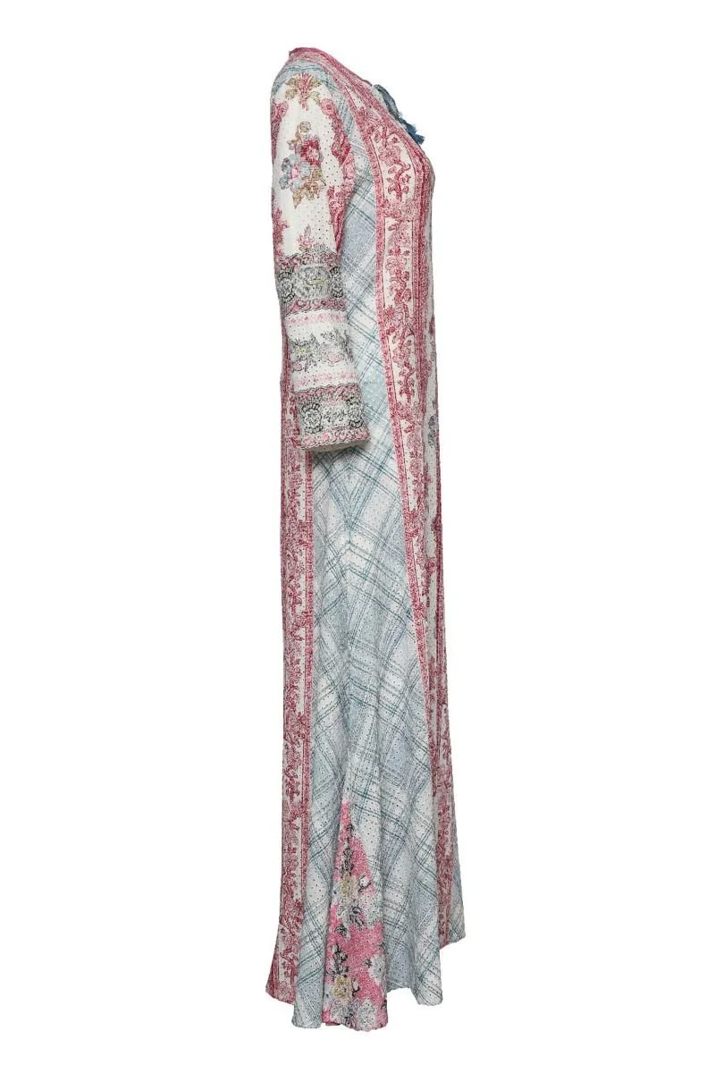 D'ascoli Cora Dress pink and blue