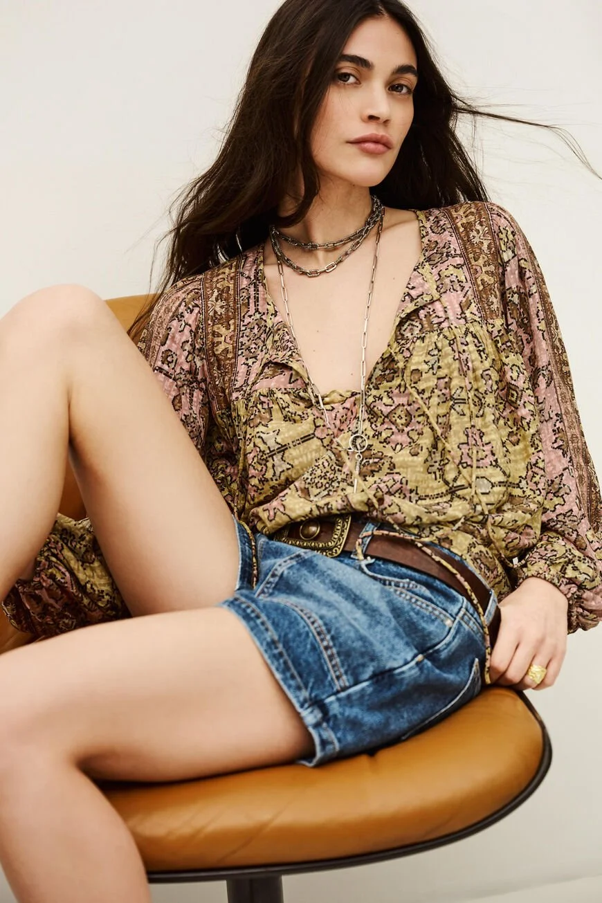 Ba&sh pamila blouse yellow