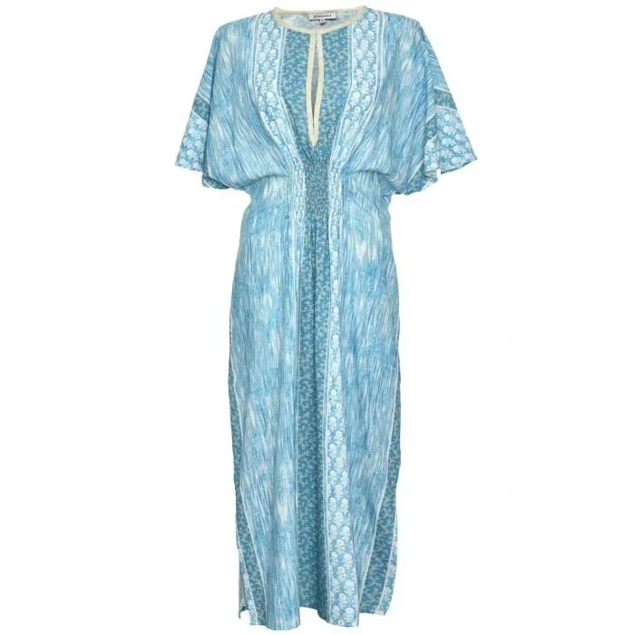 D'ascoli Spray Dress blue cotton