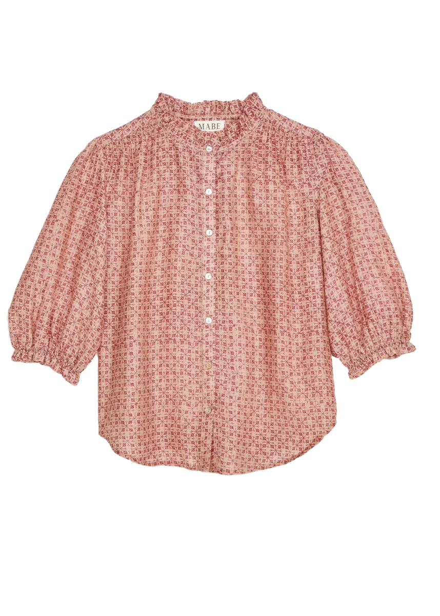 M.A.B.E Apparel cassia blouse pink