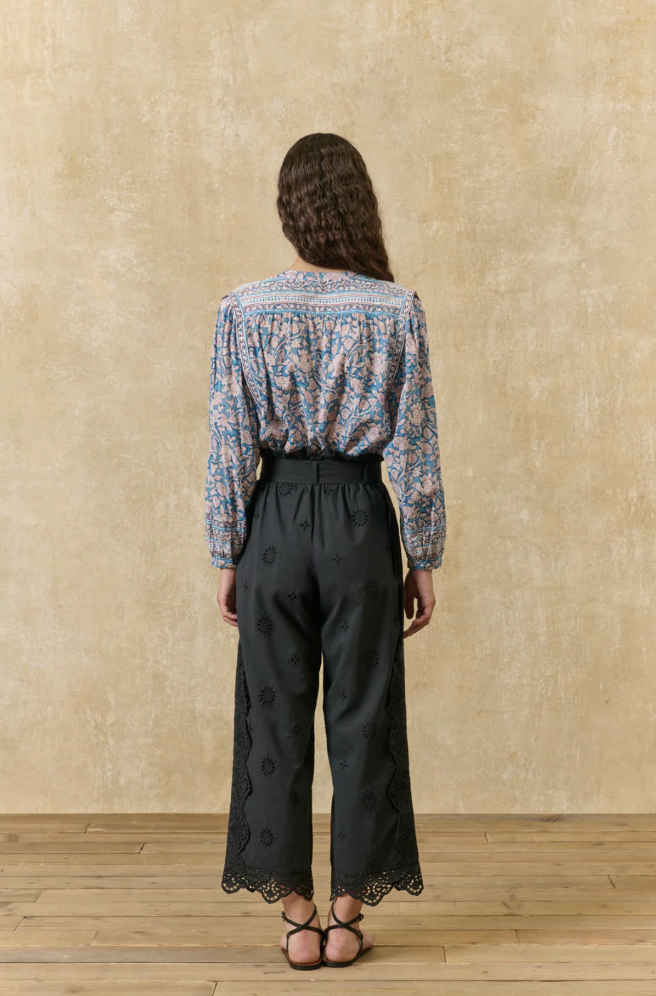 Louise Misha Jane Shirt on model back