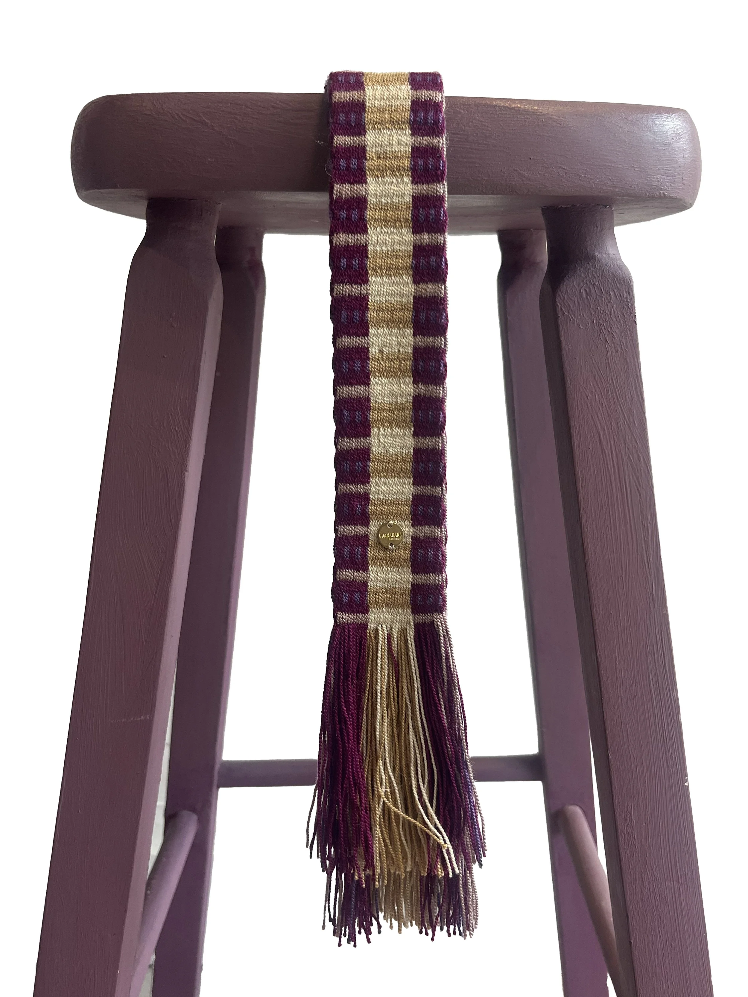 Guanabana Handmade belt burgundy