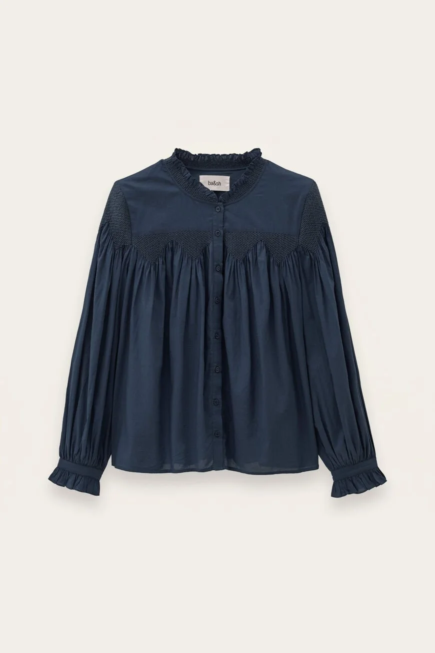 Ba&sh tonia shirt blue