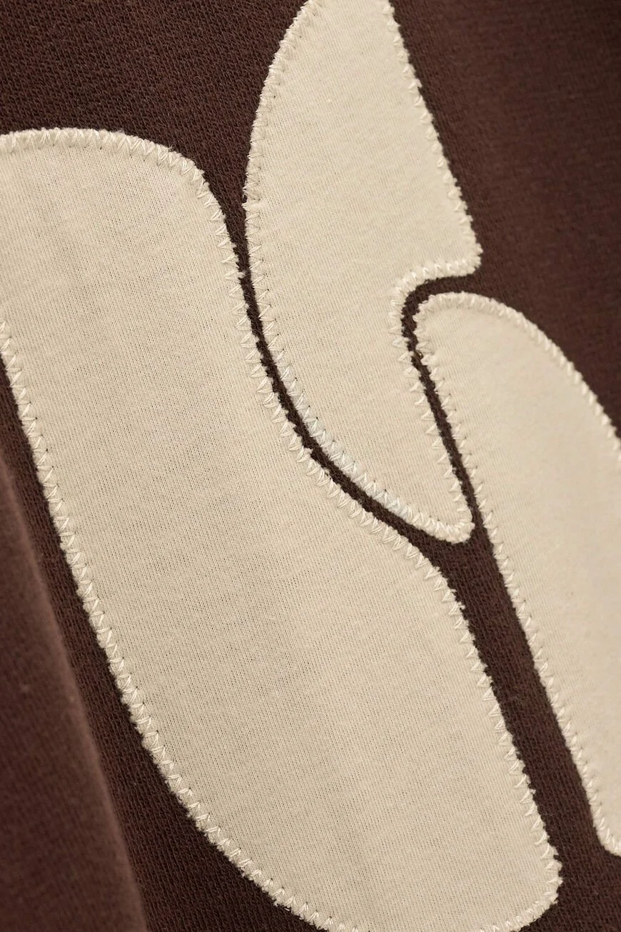 Ba&sh bart oversized embroidered sweatshirt detail