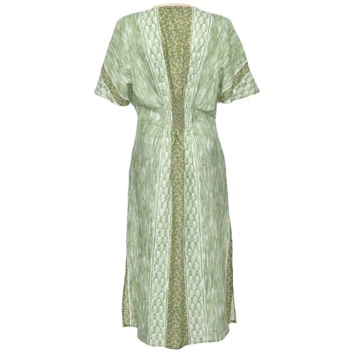 D'ascoli Spray Dress pink and green