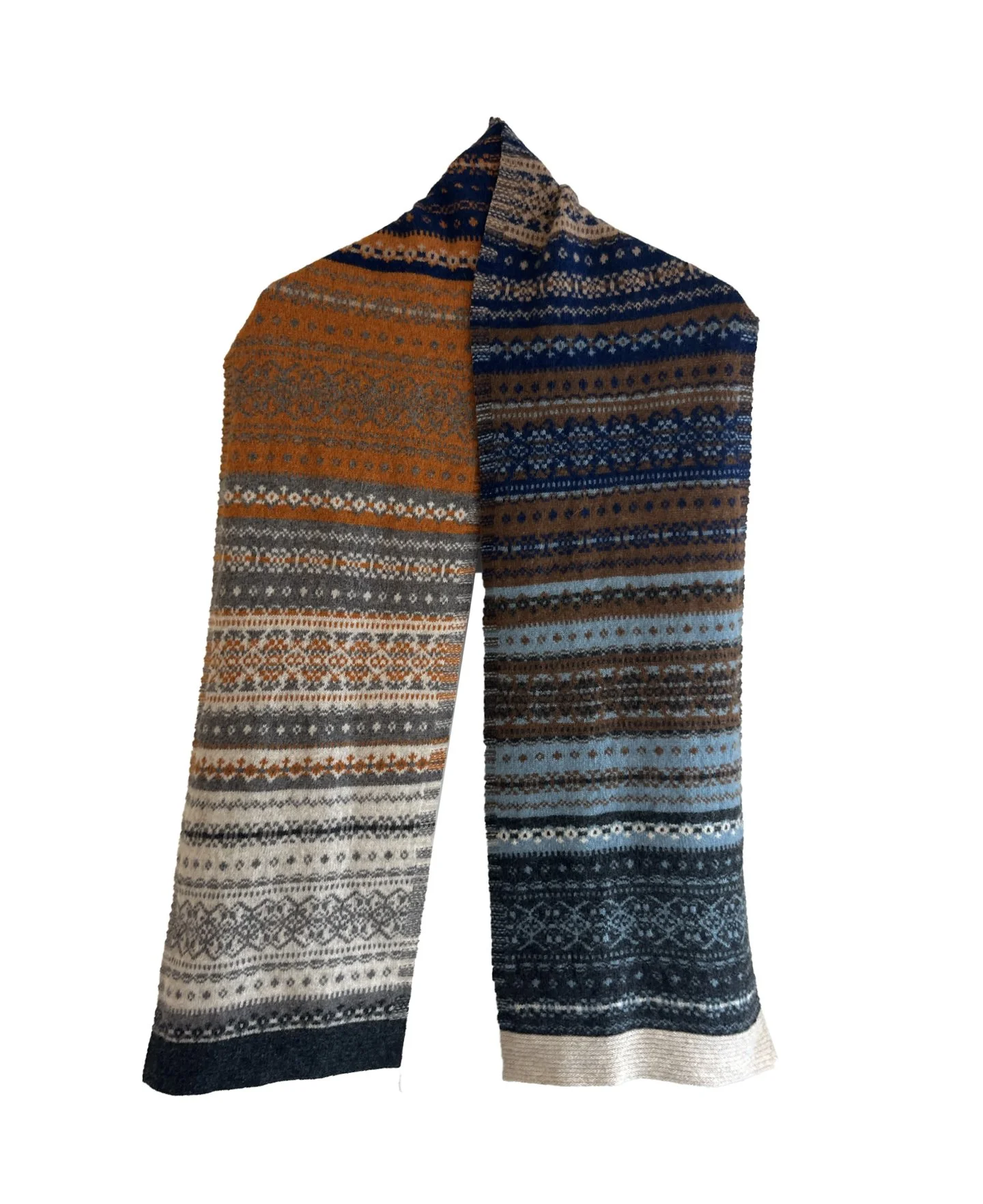 Eribé Alloa Fairisle scarf winter