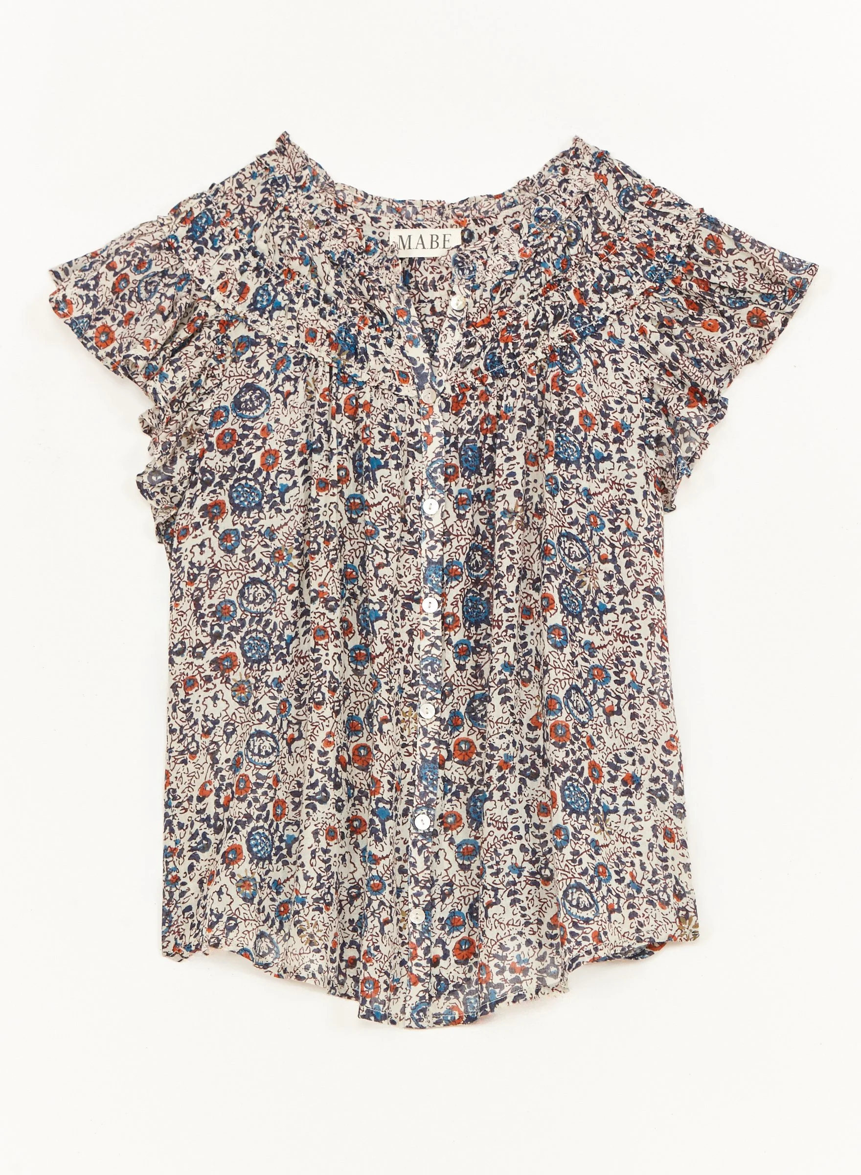 M.A.B.E Apparel cass frill top