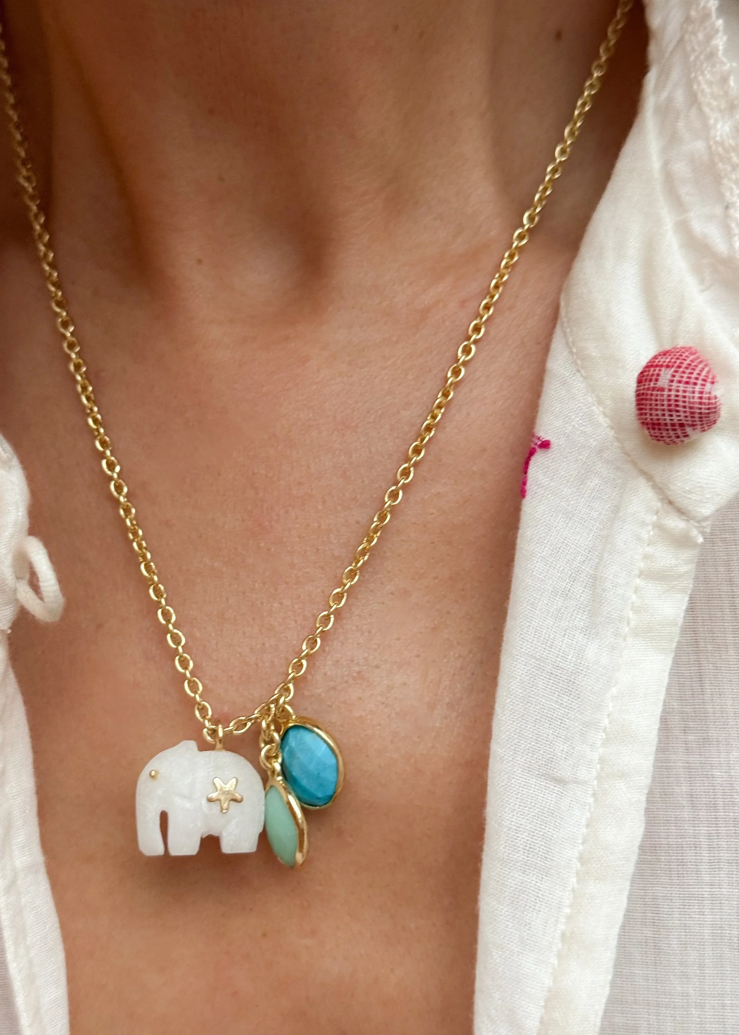 Sara Lashay Baby Hathi necklace