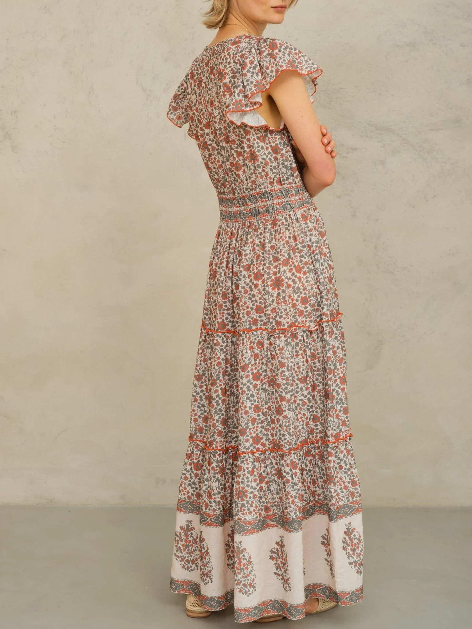 M.A.B.E Apparel della maxi dress olive