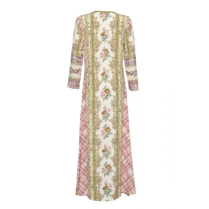 D'ascoli Cora Dress pink and green