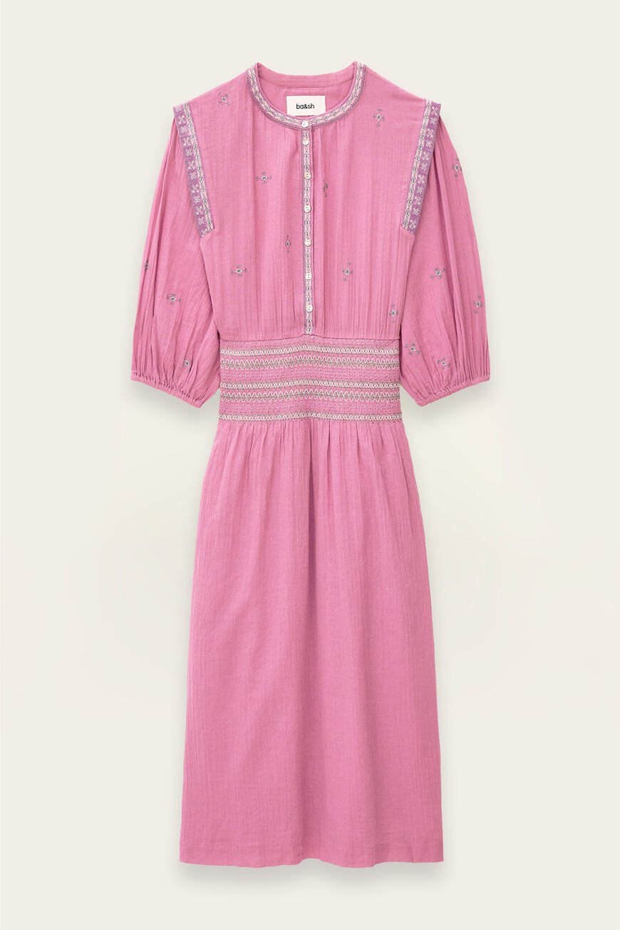 Ba&sh diane dress pink