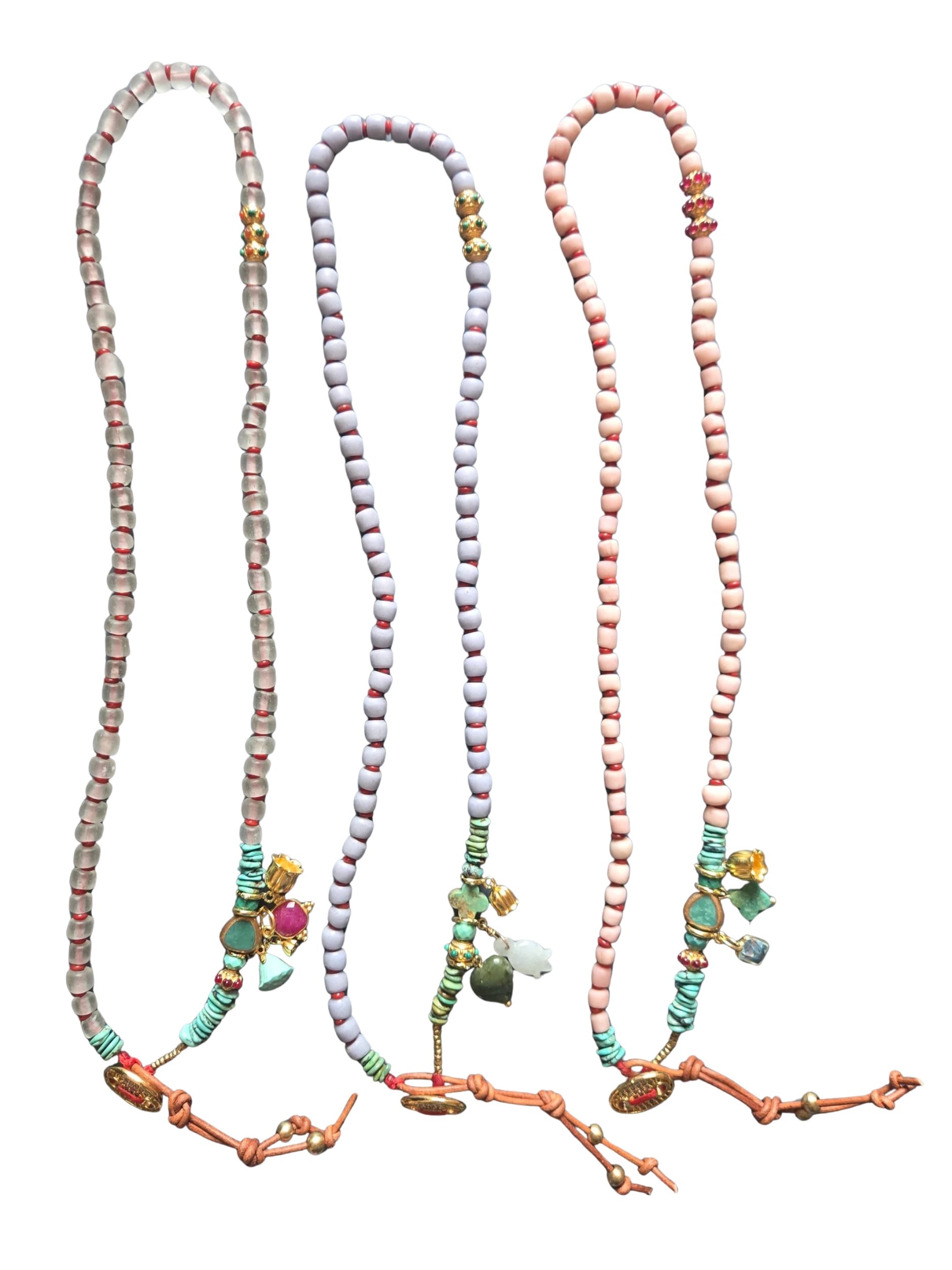 Meredith Waterstraat pink Indonesian bracelet