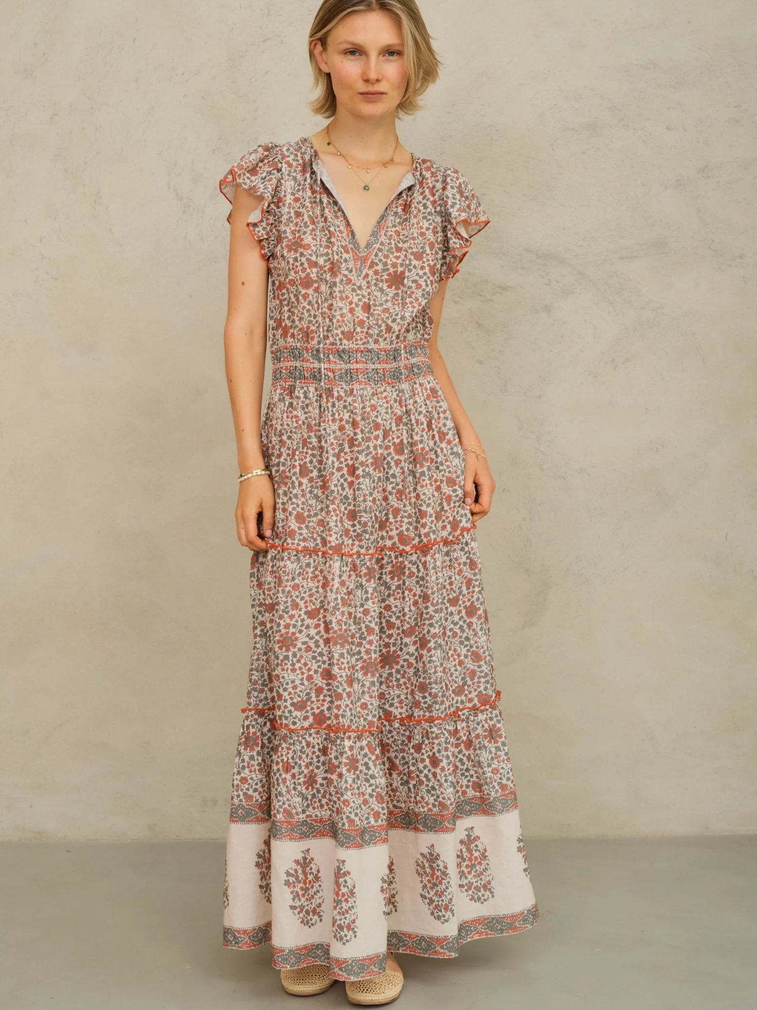 M.A.B.E Apparel della maxi dress olive
