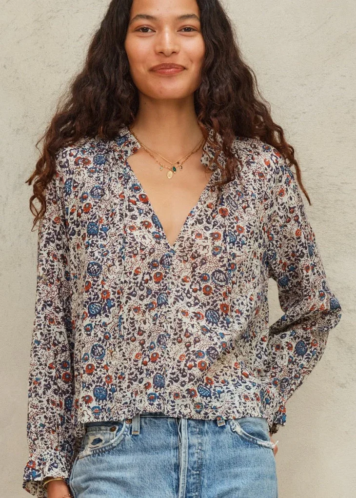 M.A.B.E Apparel cass long sleeve blouse